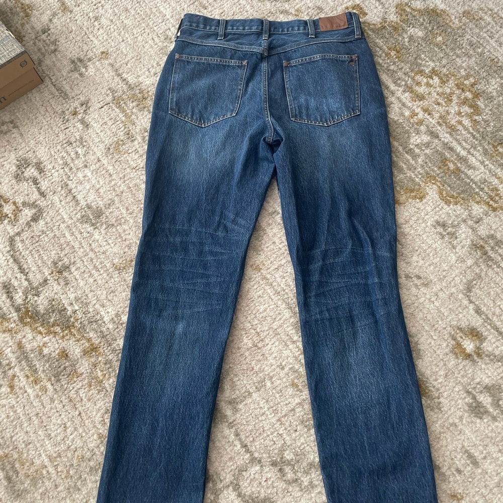 Madewell Women's Vintage Straight Leg Jeans - Blue 31T - Picture 3 of 6